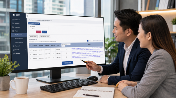 BMO generate EA form screen