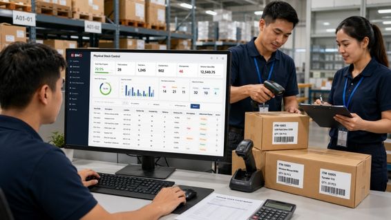 BMO inventory physical stock control