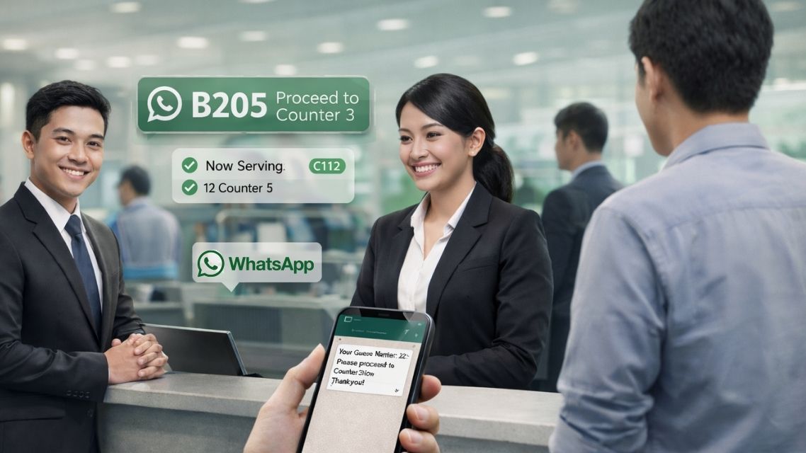 WhatsApp QMS notification example