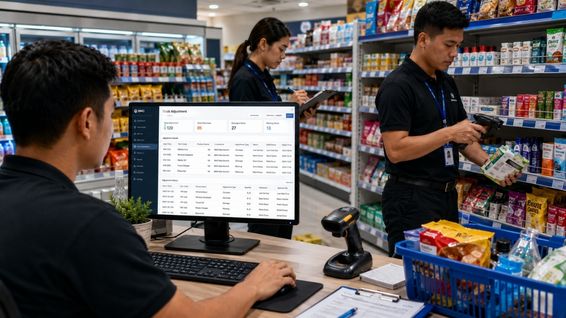 BMO inventory stock adjustment